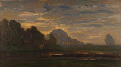 Fen near Saasveld (large version) by Piet Mondrian